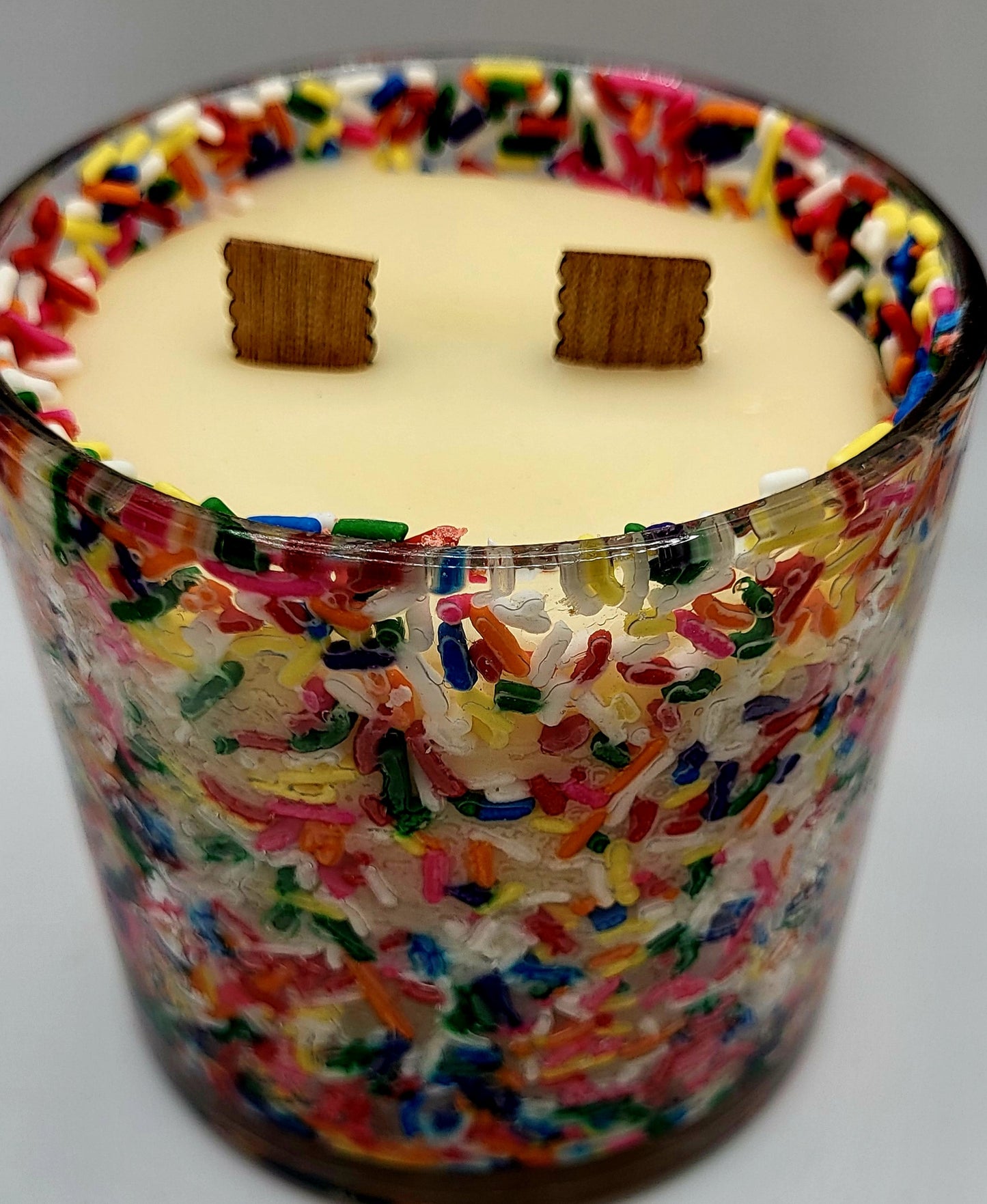Birthday Cake Beeswax Candle 16 oz