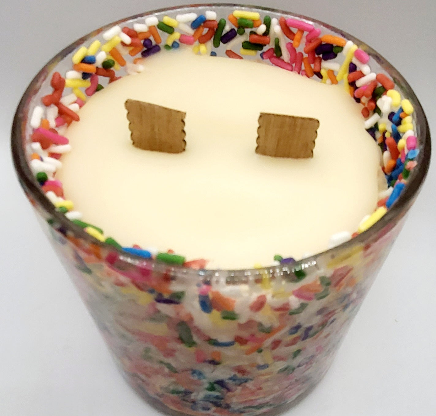 Birthday Cake Beeswax Candle 16 oz