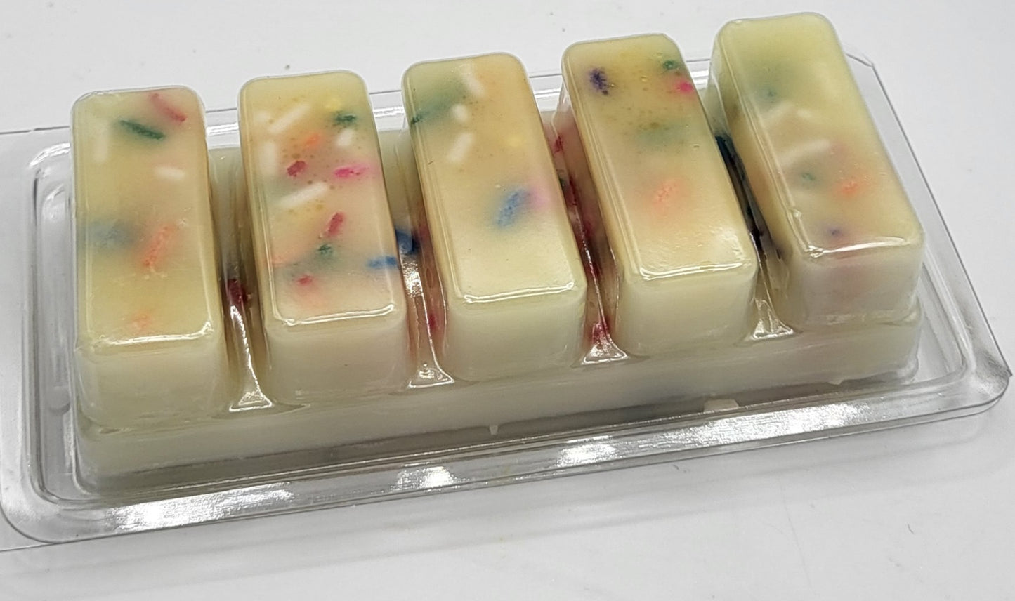 Birthday Cake Wax Melt Bar 100 percent beeswax