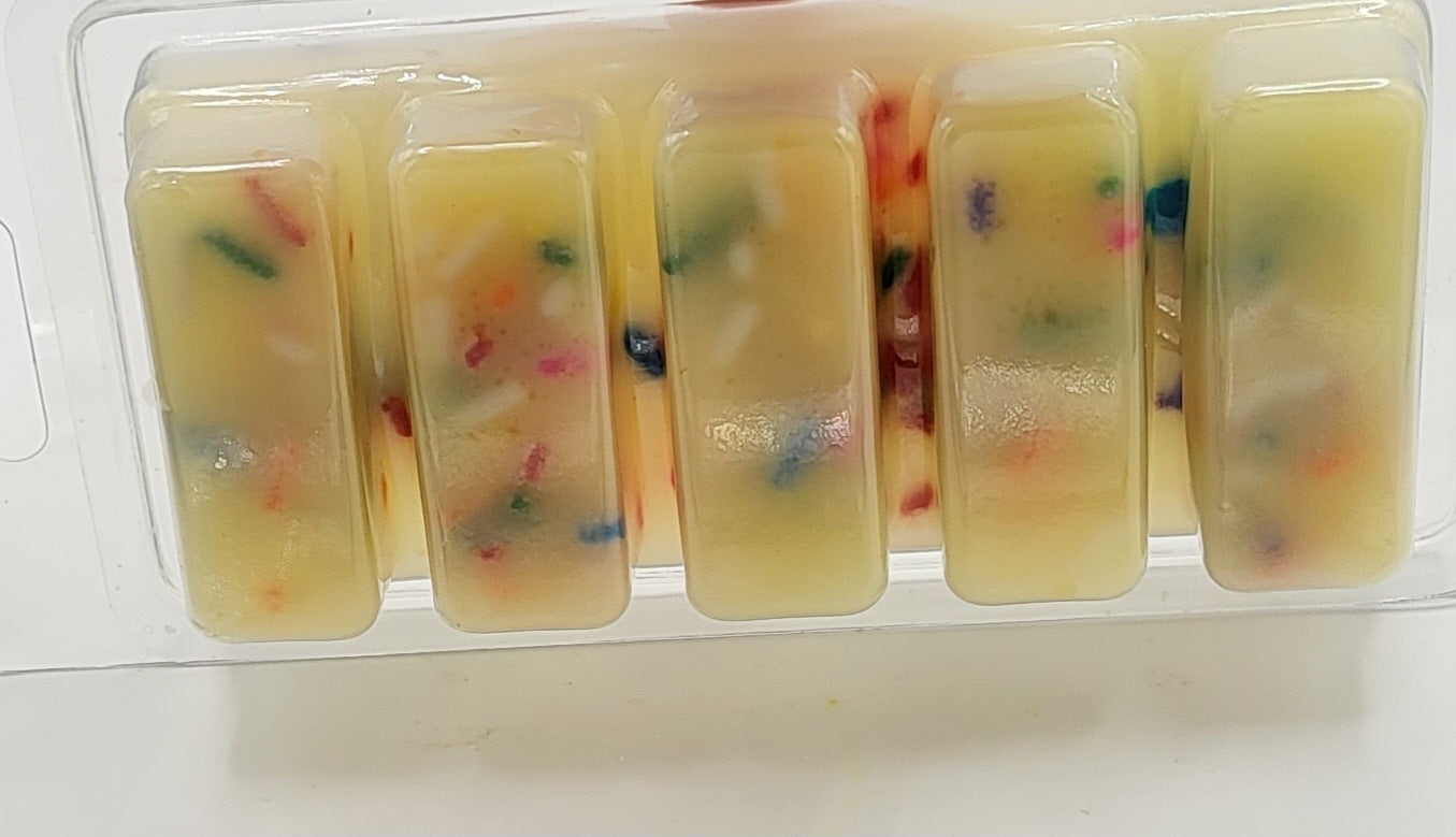 Birthday Cake Wax Melt Bar 100 percent beeswax