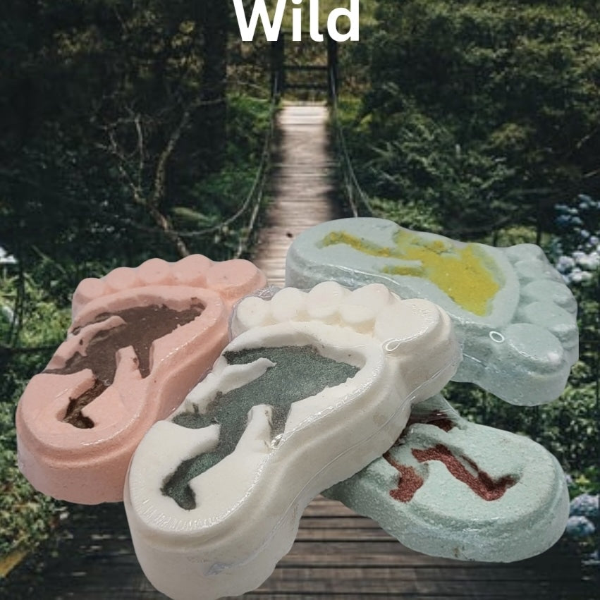 Big Foot Bath Bomb in Lemon