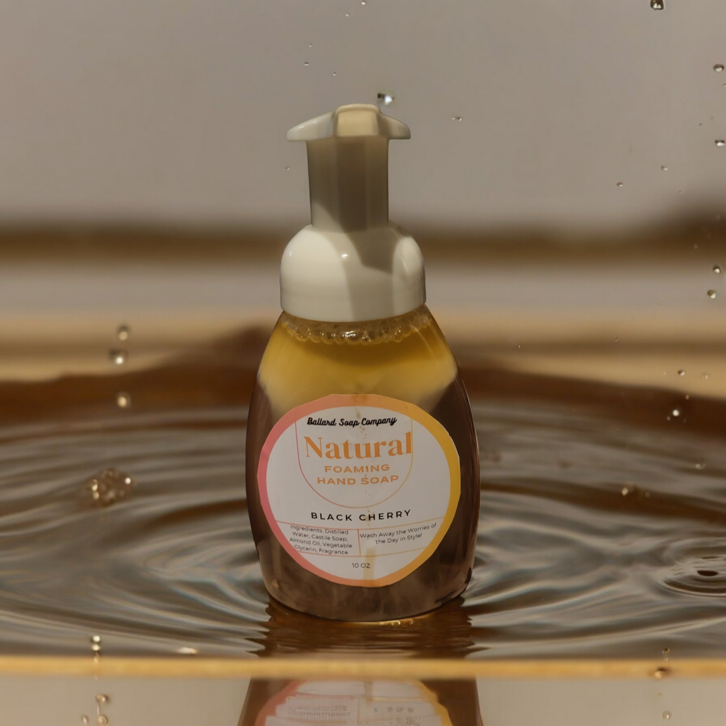 Black Cherry Natural Foaming Soap