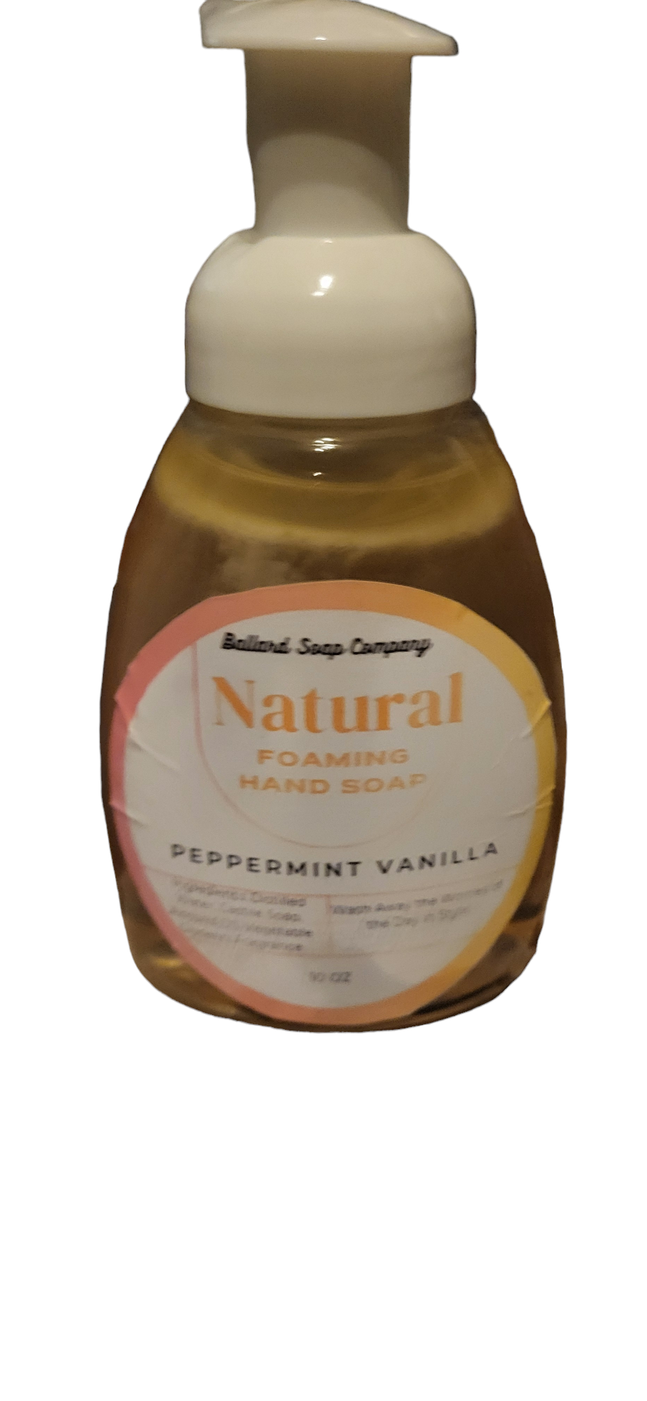 Peppermint Vanilla Natural Foaming Hand Soap
