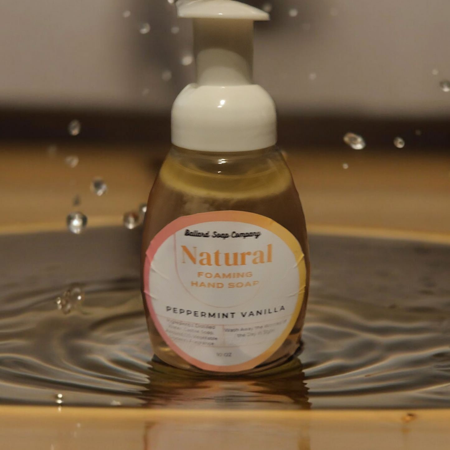 Peppermint Vanilla Natural Foaming Hand Soap