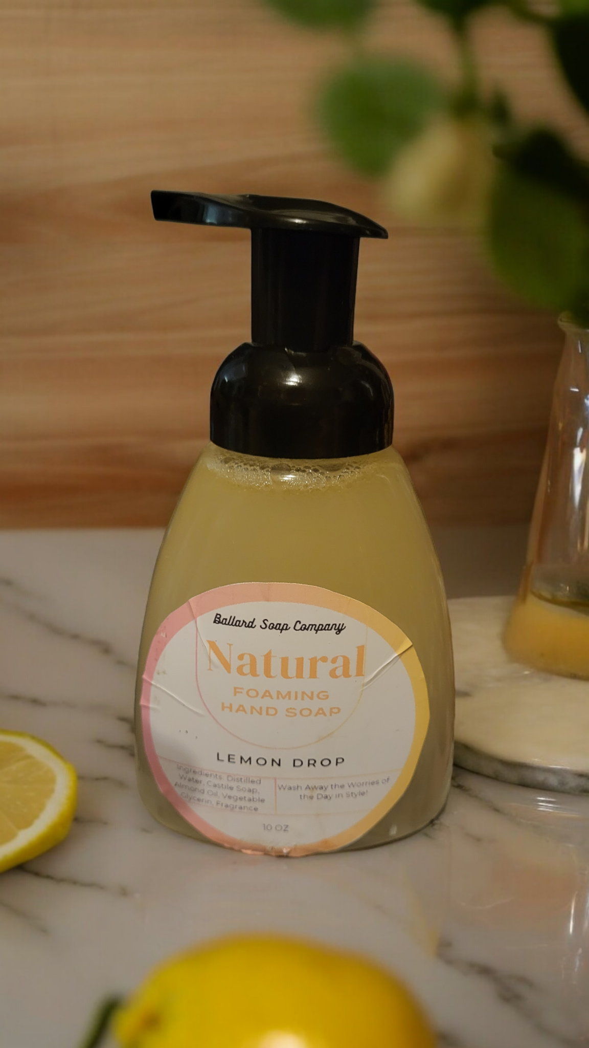 Lemon Drop Natural Foaming Hand Soap