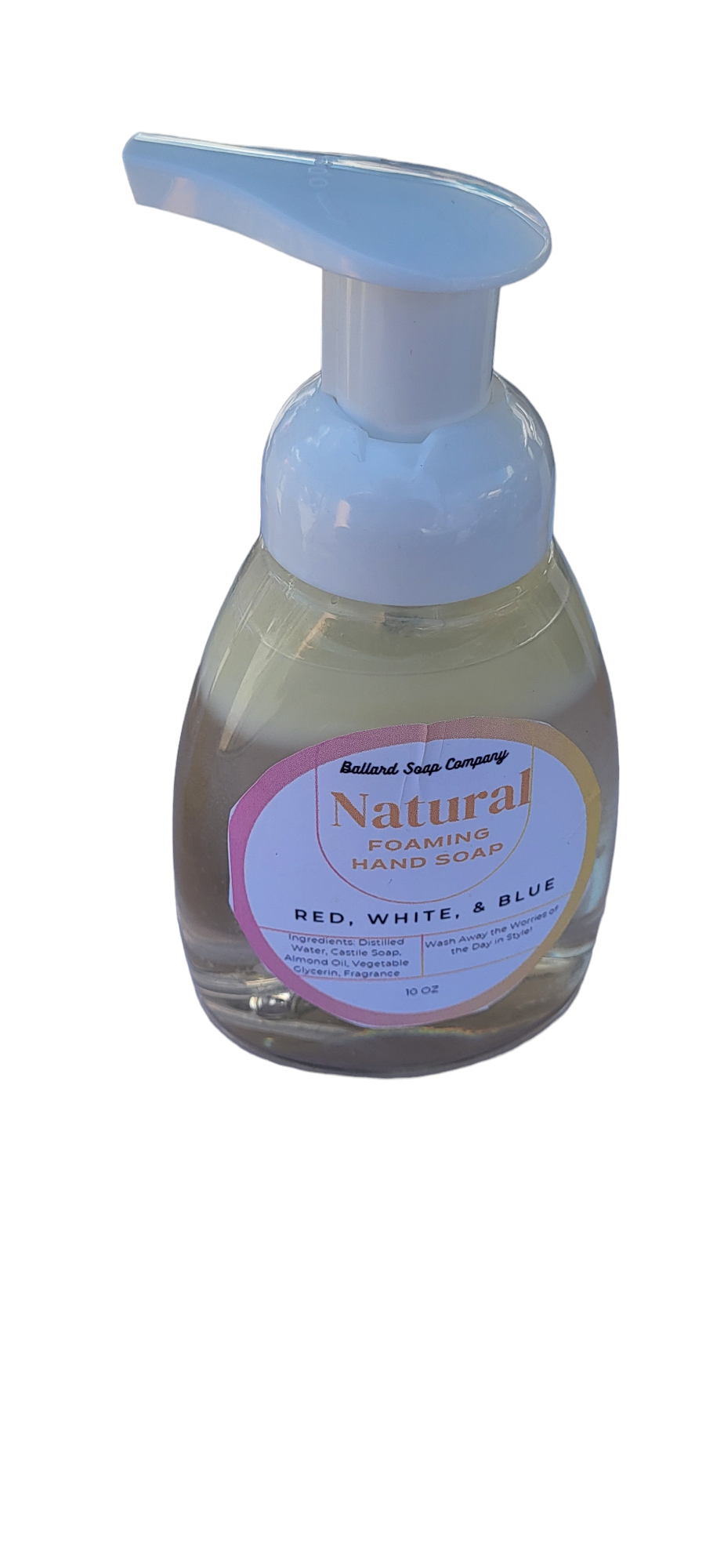 Red, White. And, Blue Natural Foaming Hand Soap