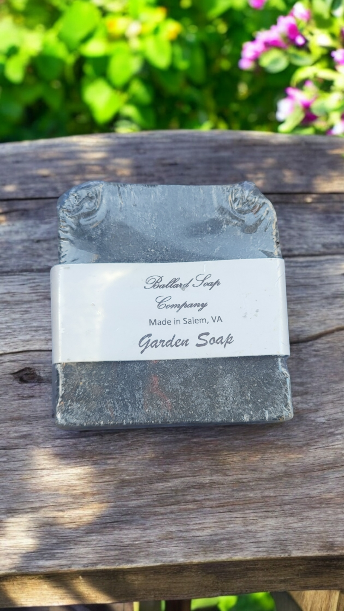 Garden Soap Artisan Bar with exfoliation