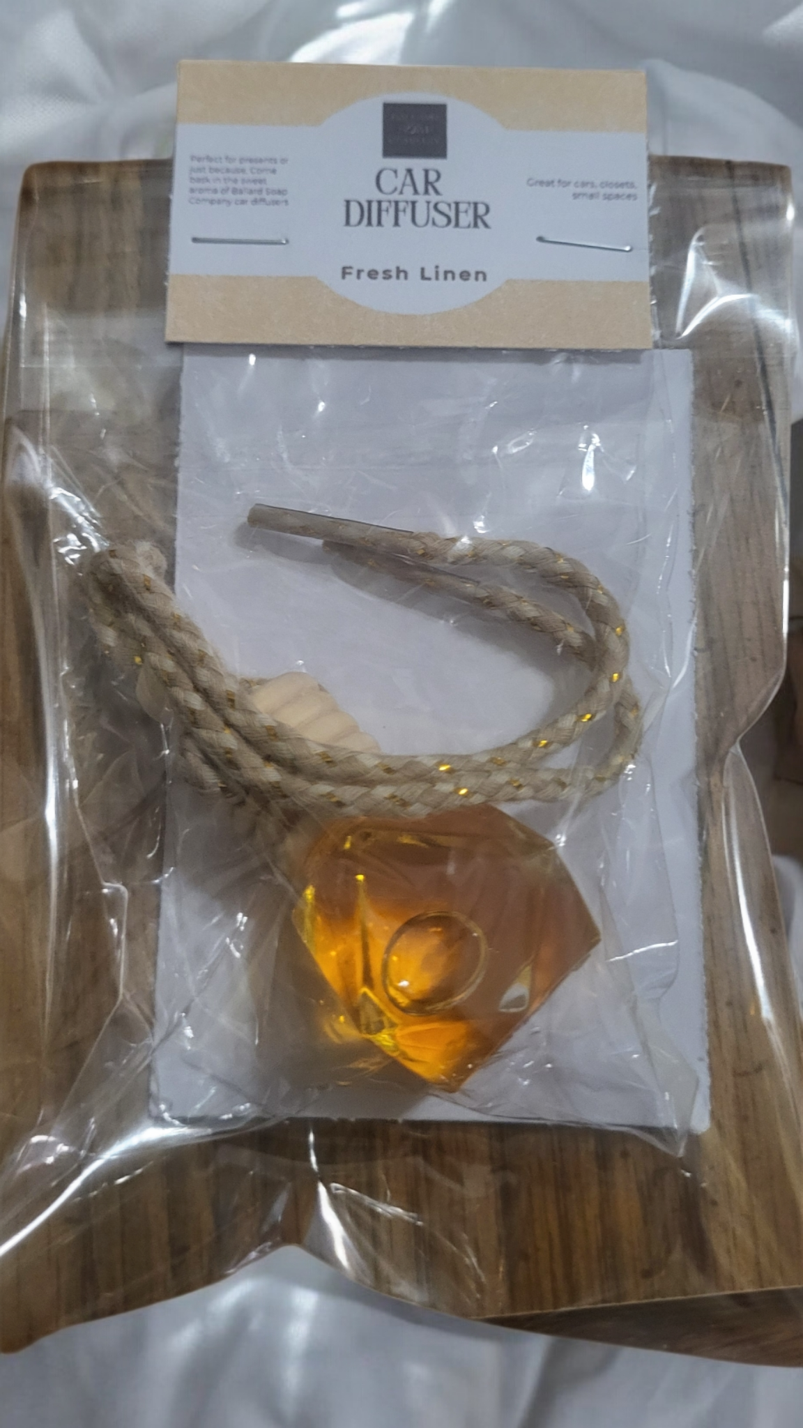 Fresh Linen Car Diffuser