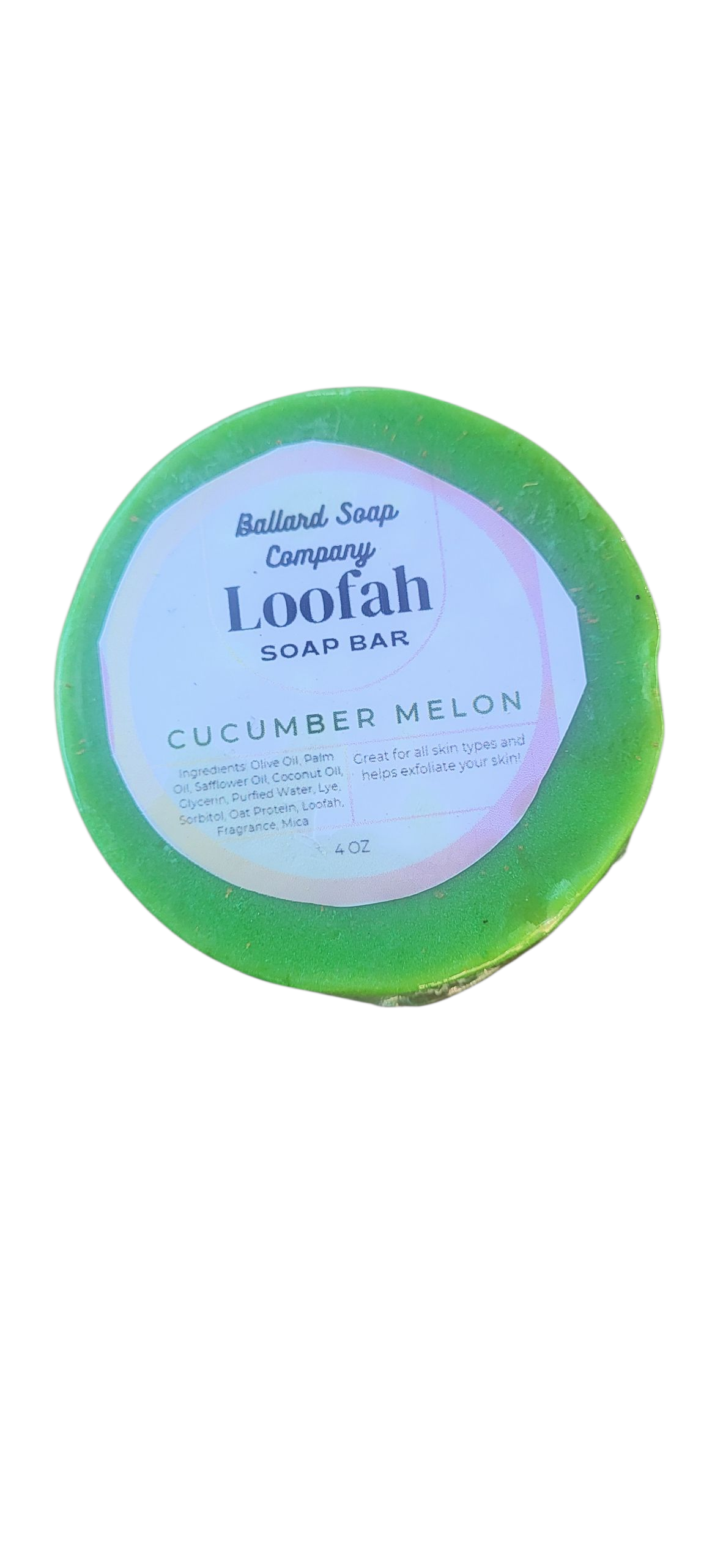 Cucumber Melon Loofah Soap