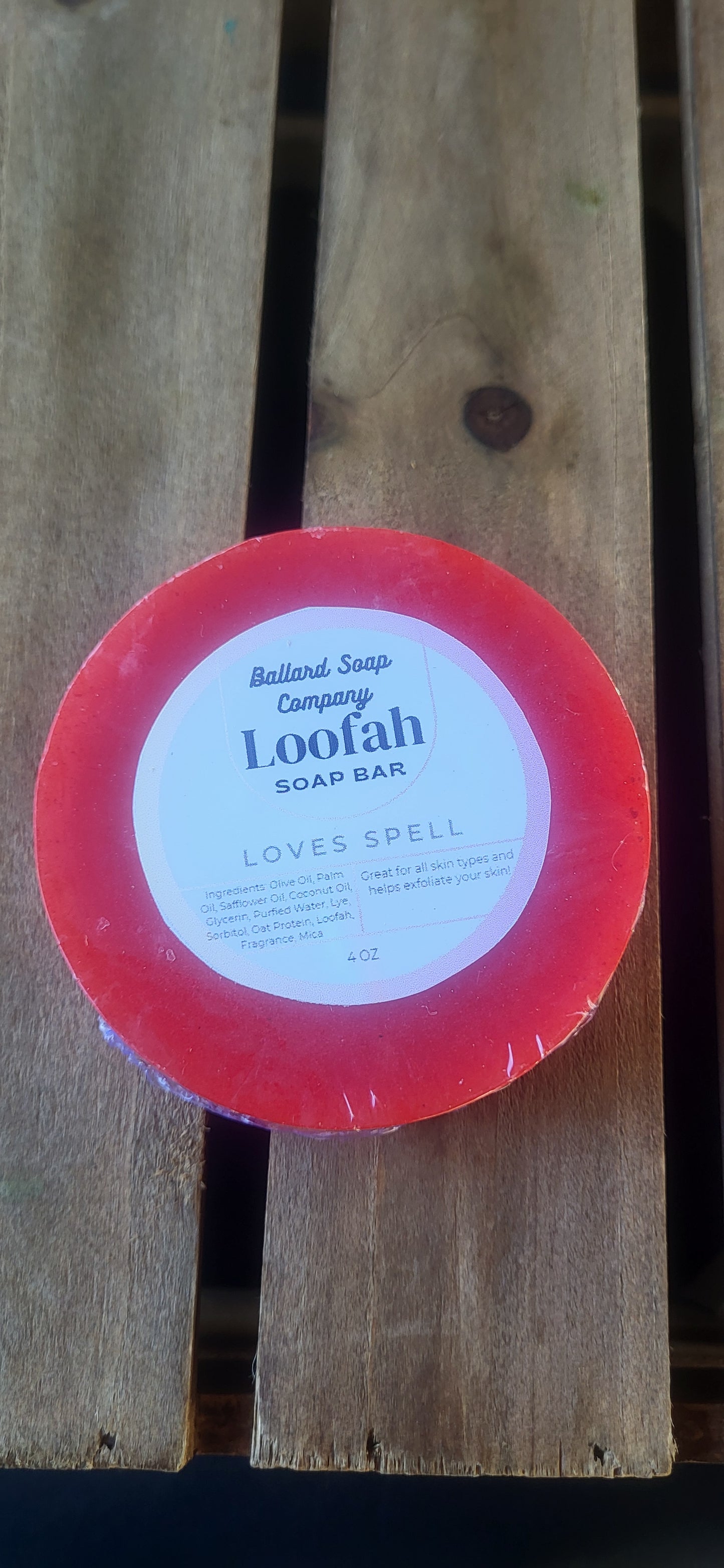 Loves Spell Loofah Soap