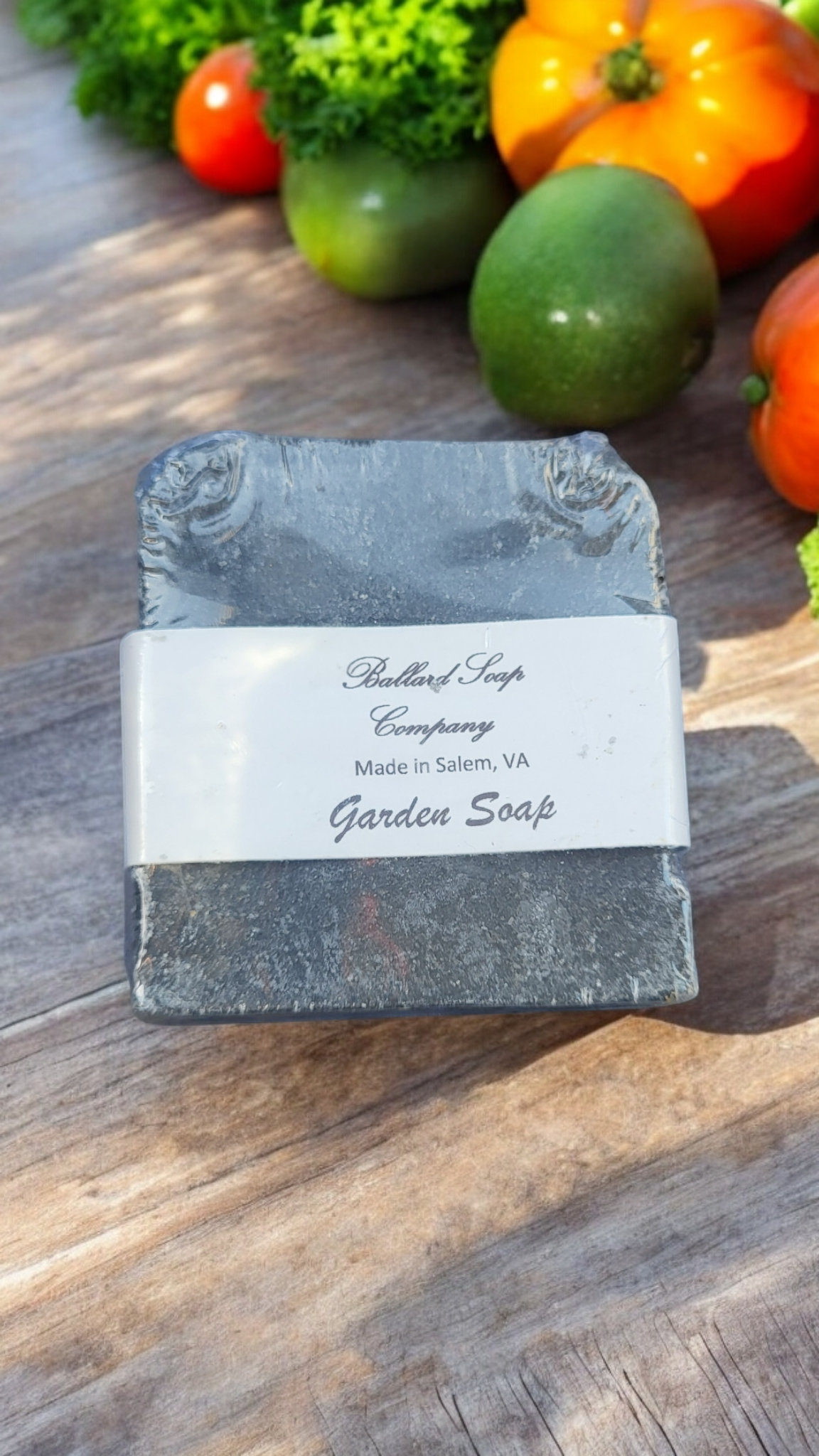 Garden Soap Artisan Bar with exfoliation