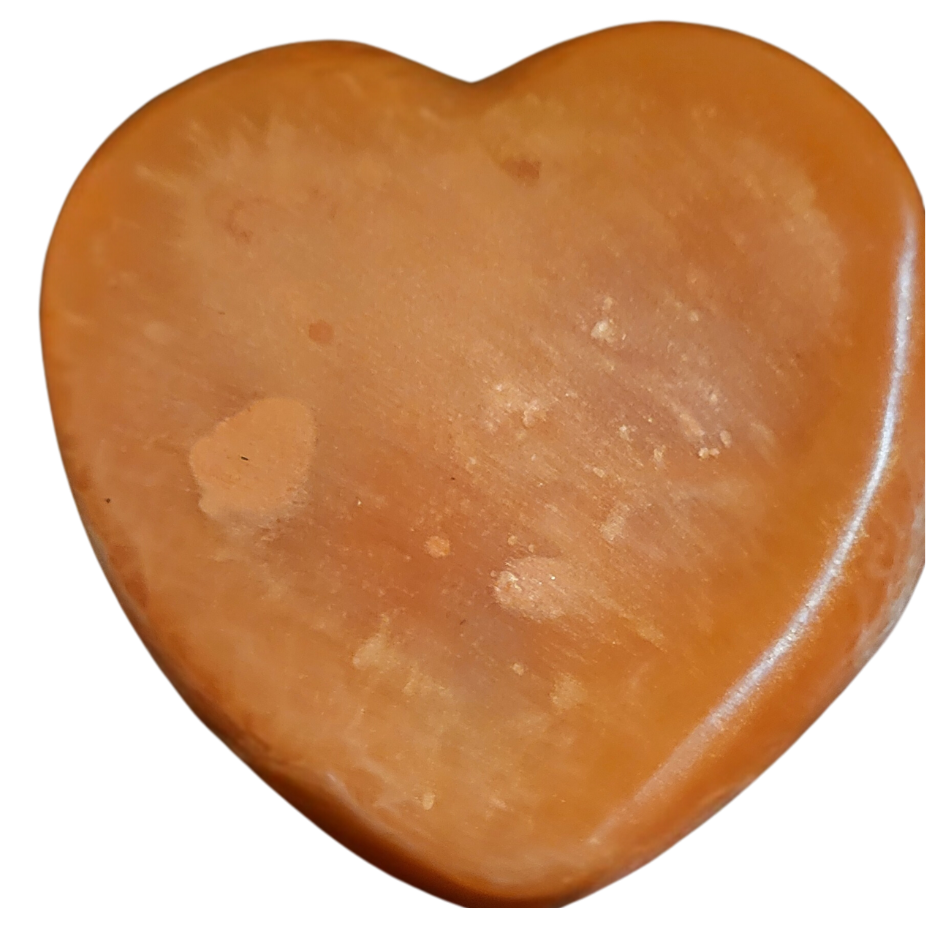 Orange Heart Loofah Artisan Soap Bar