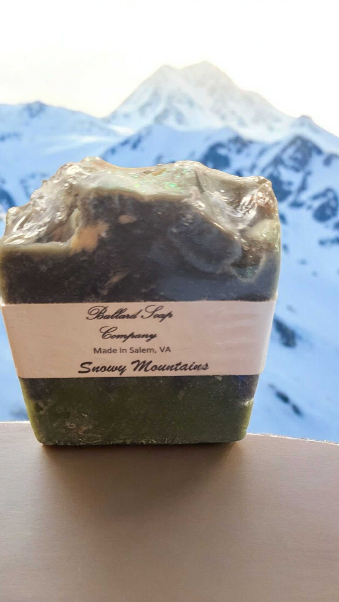 Snowy Mountain Artisan Soap Bar