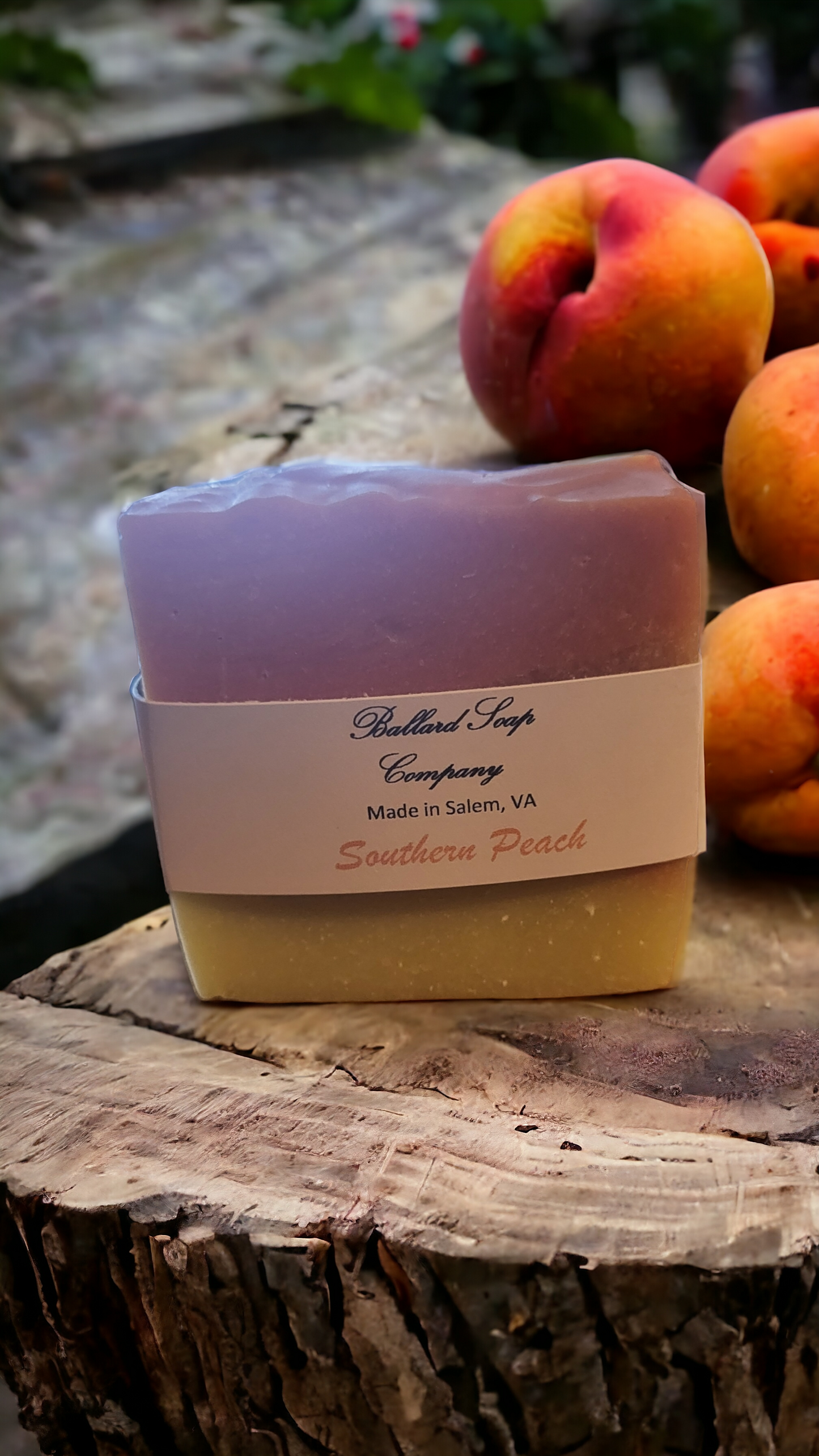 Southern Peach Artisan Soap Bar