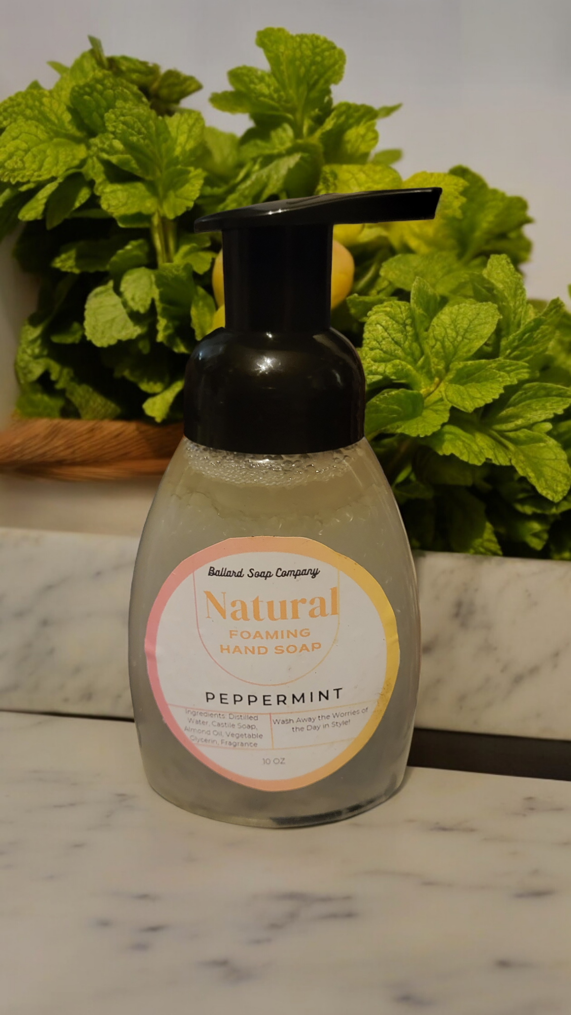 Peppermint Natural Foaming Hand Soap