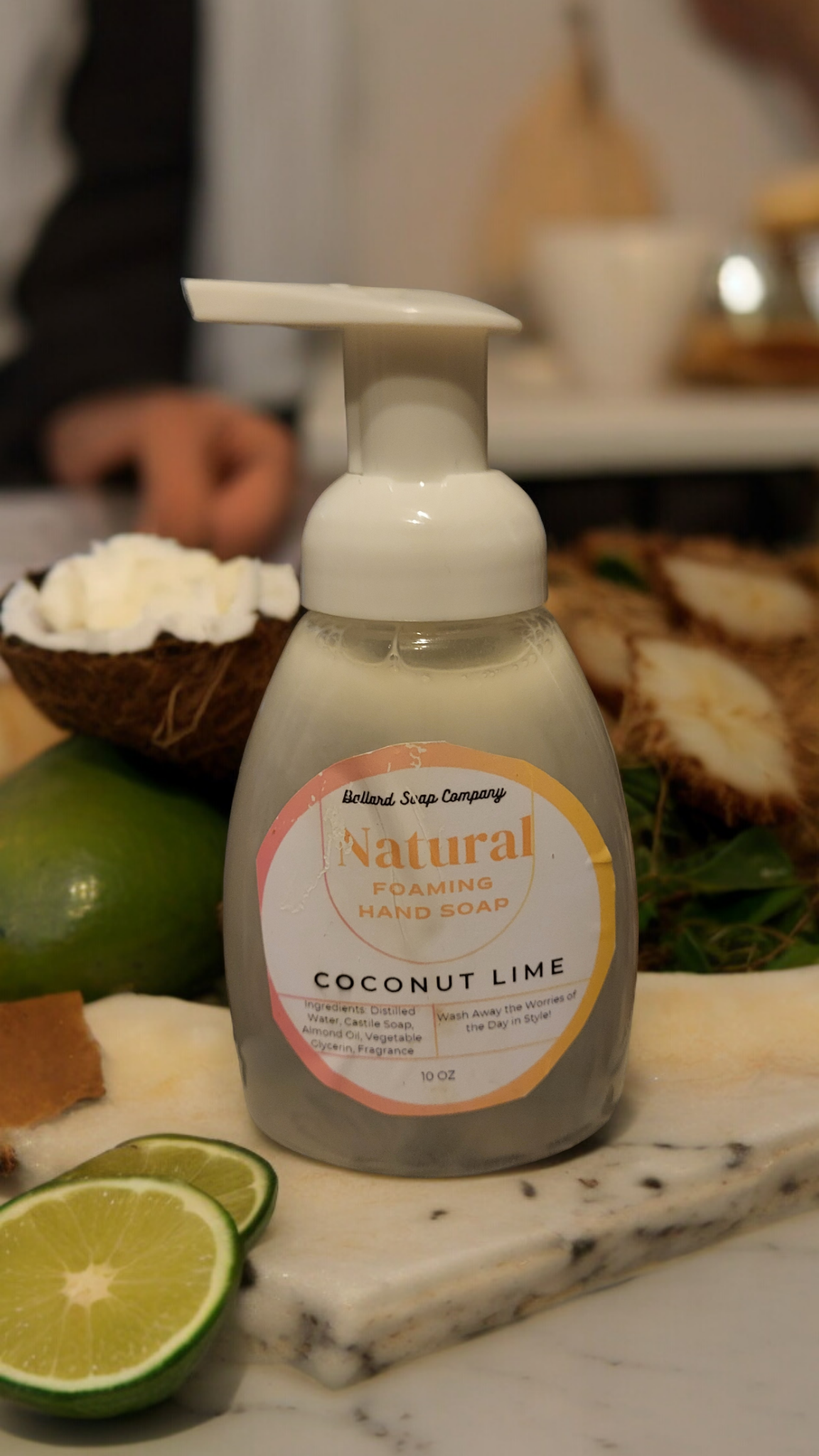 Coconut Lime Natural Foaming Hand Soap