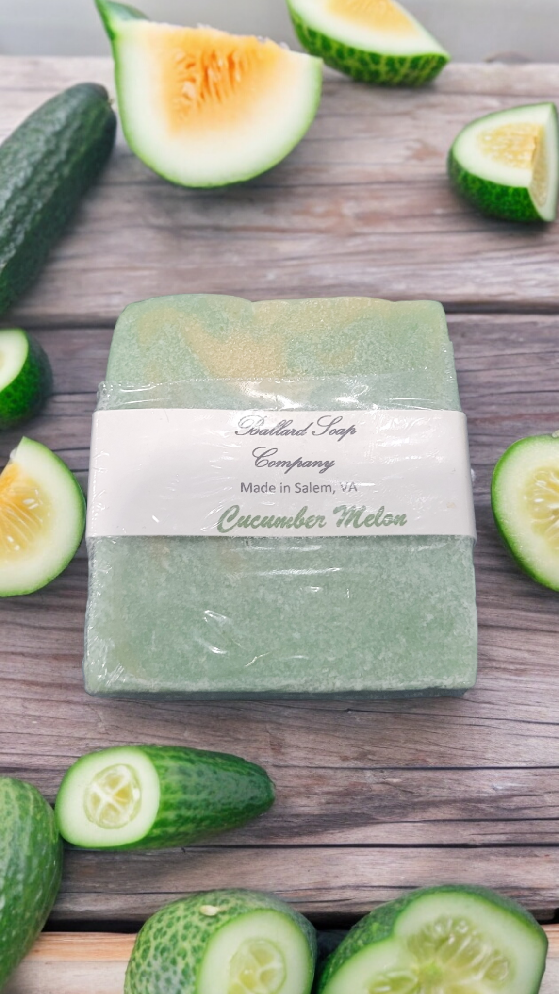 Cucumber Melon Handmade Soap Bar