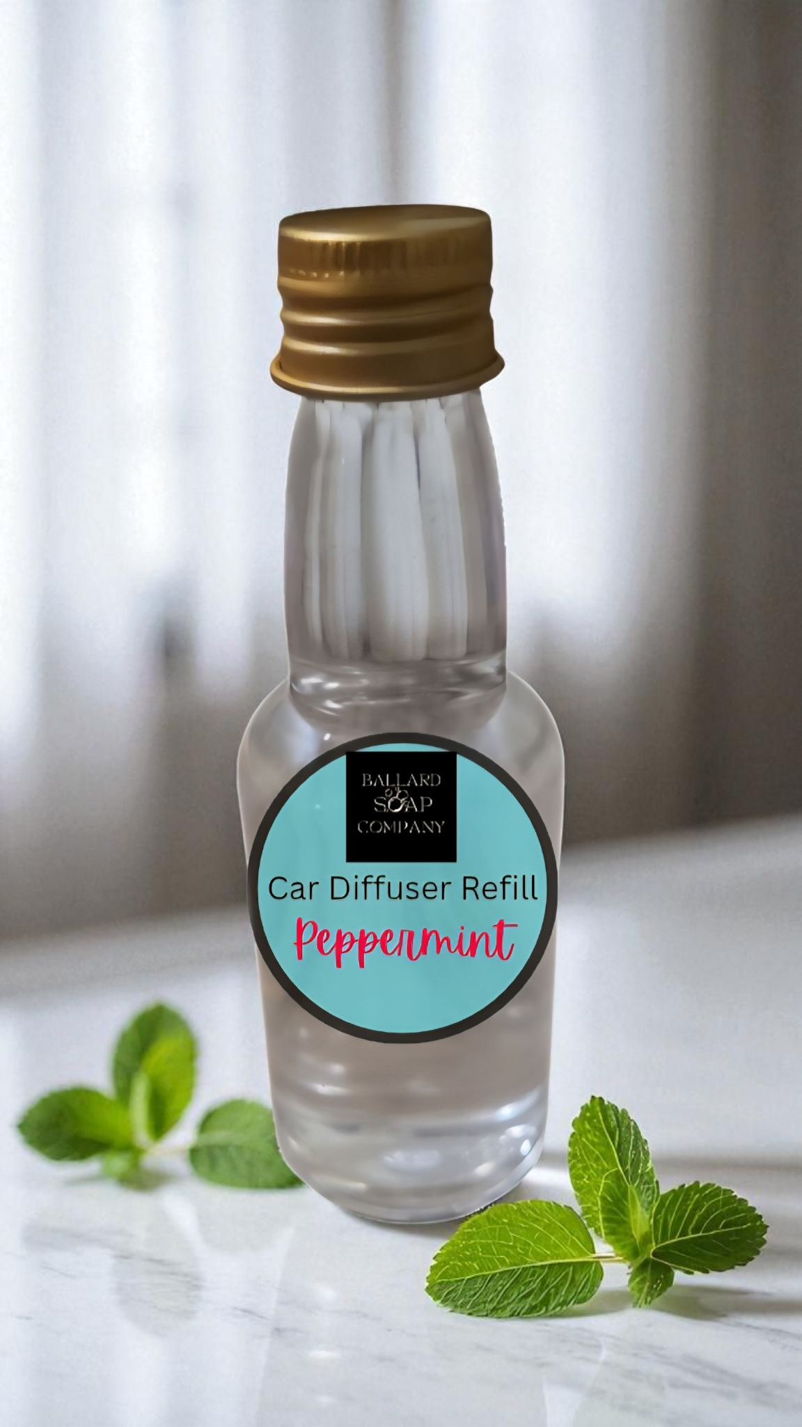 Peppermint Car Diffuser Refill 2oz
