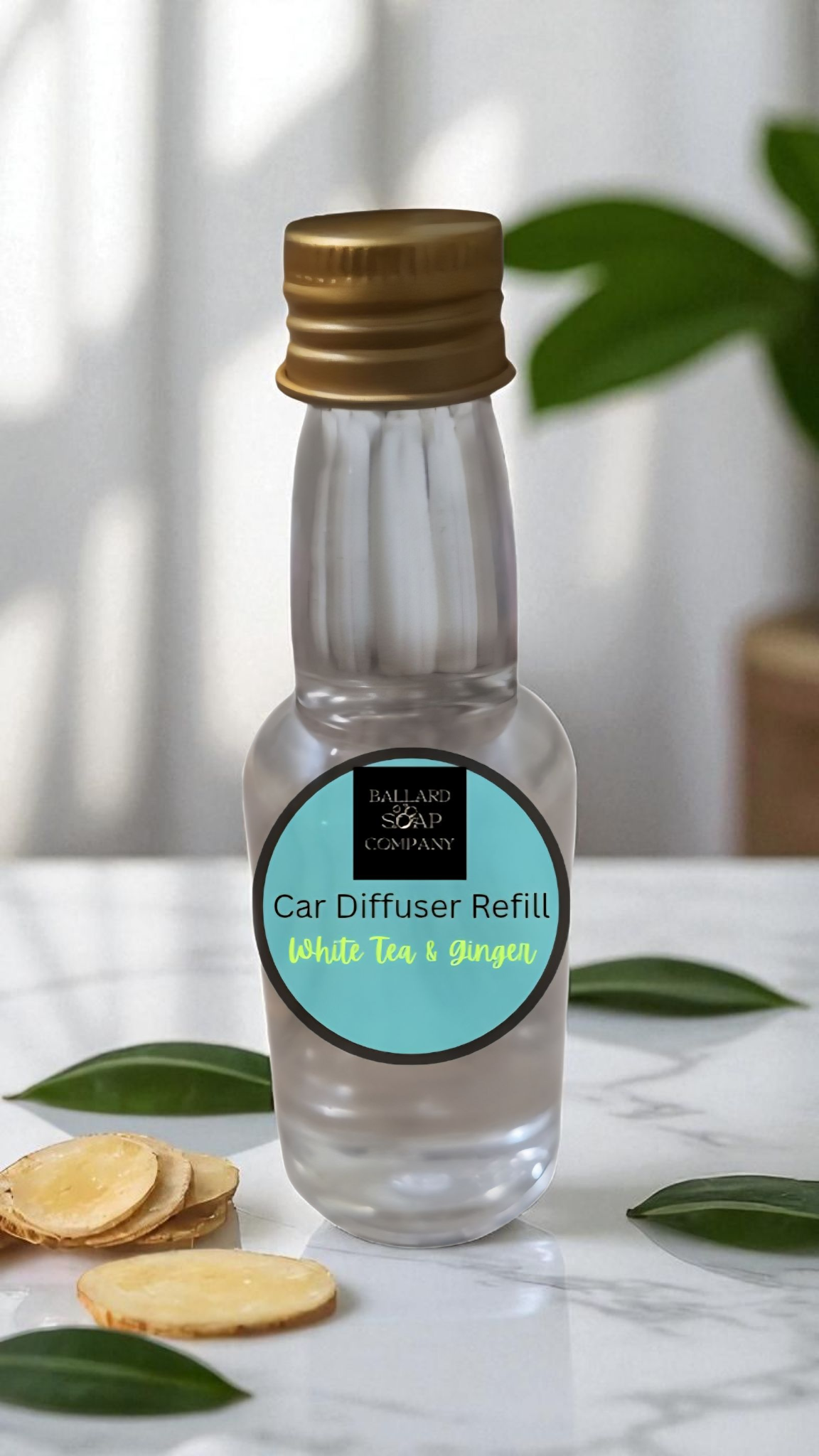 White Tea & Ginger Car Diffuser Refill