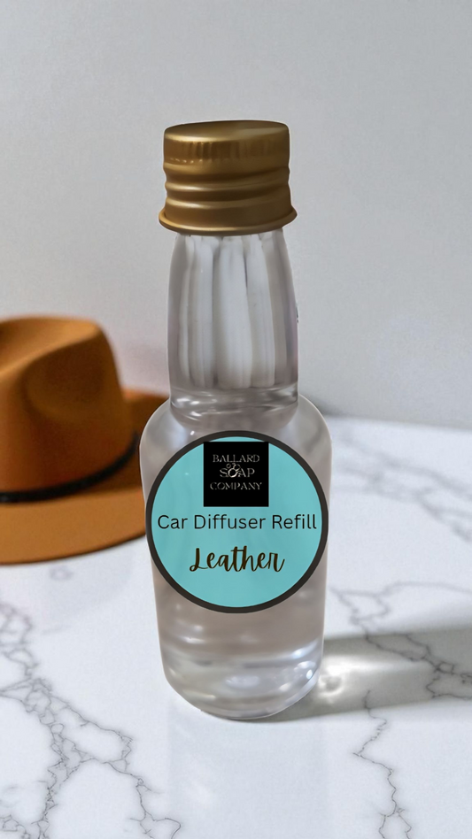 Leather Car Diffuser Refill