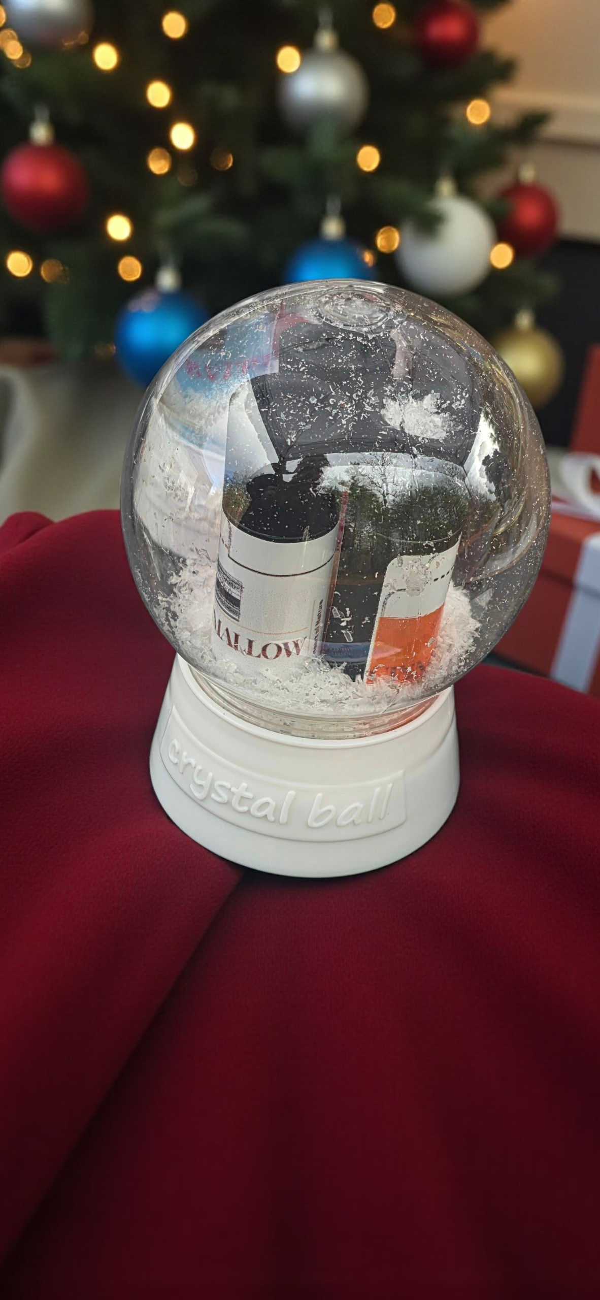 Merry Kissmas Snow Globe Lip Balm Set